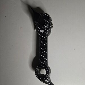 Kuhn Rikon 5-in-1 Ultimate Auto Safety Opener Polka Dot Black White Multi-Tool